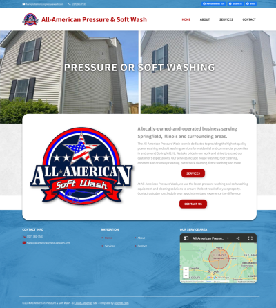 https://allamericanpressurewash.com screenshot